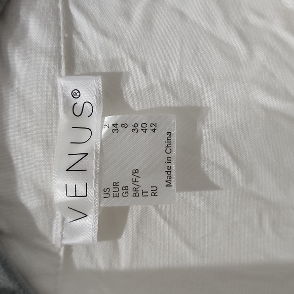 Womans Tweed Bustier Blouse with Pearl Detail Buttons - Picture 4 of 7